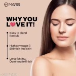 MARS SPF50  High Coverage Liquid Foundation | Blemish Free & Blendable Foundation for Makeup (40ml) (SHADE-05)